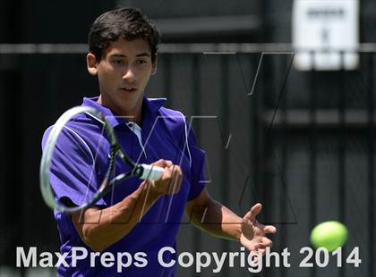 Thumbnail 3 in Foothill League Boys Tennis Championships photogallery.
