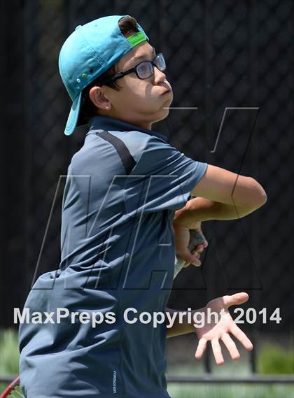 Thumbnail 2 in Foothill League Boys Tennis Championships photogallery.