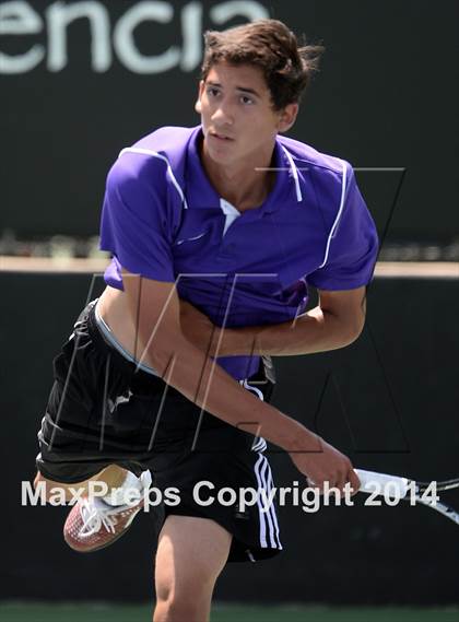 Thumbnail 1 in Foothill League Boys Tennis Championships photogallery.