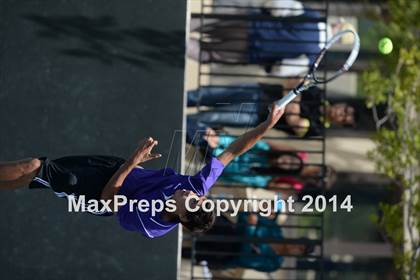 Thumbnail 3 in Foothill League Boys Tennis Championships photogallery.