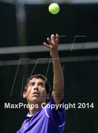 Thumbnail 3 in Foothill League Boys Tennis Championships photogallery.