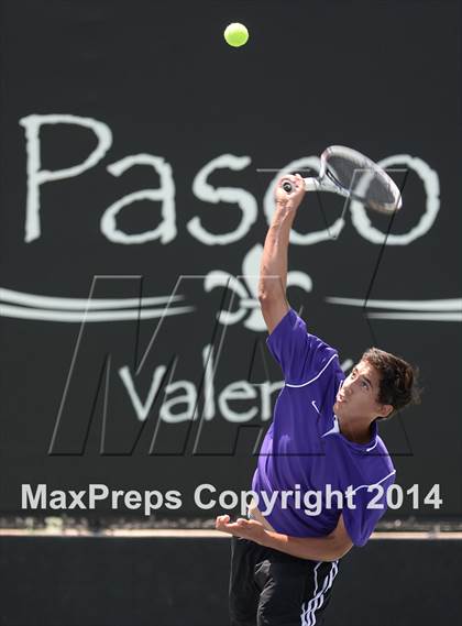 Thumbnail 3 in Foothill League Boys Tennis Championships photogallery.