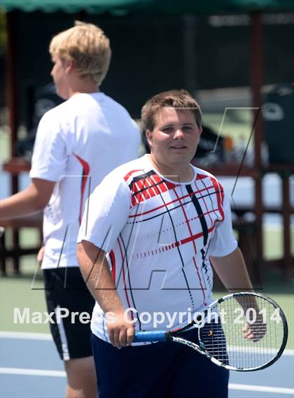 Thumbnail 3 in Foothill League Boys Tennis Championships photogallery.