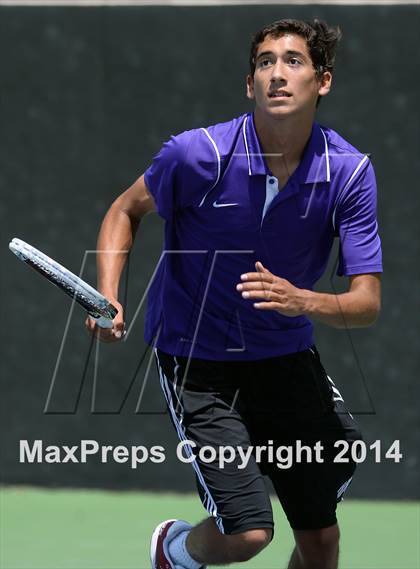 Thumbnail 1 in Foothill League Boys Tennis Championships photogallery.