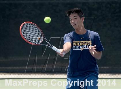 Thumbnail 3 in Foothill League Boys Tennis Championships photogallery.