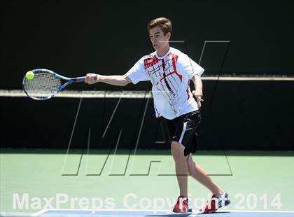 Thumbnail 1 in Foothill League Boys Tennis Championships photogallery.