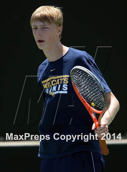 Thumbnail 3 in Foothill League Boys Tennis Championships photogallery.