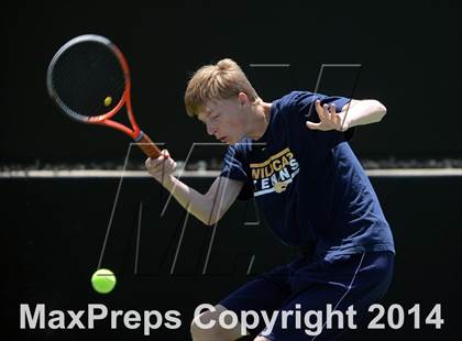 Thumbnail 1 in Foothill League Boys Tennis Championships photogallery.