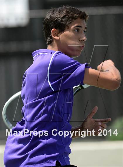 Thumbnail 2 in Foothill League Boys Tennis Championships photogallery.