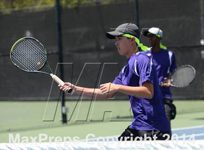 Thumbnail 2 in Foothill League Boys Tennis Championships photogallery.