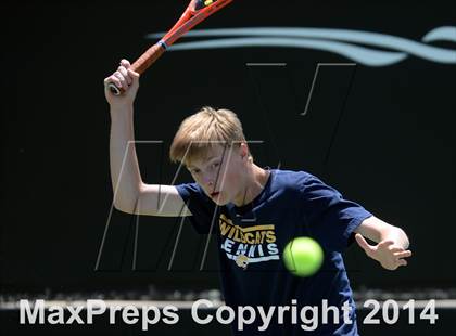 Thumbnail 3 in Foothill League Boys Tennis Championships photogallery.