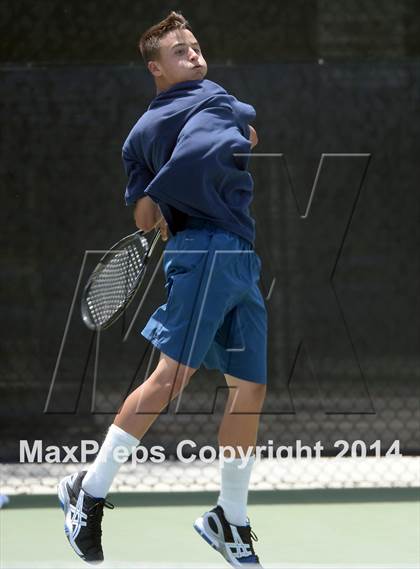 Thumbnail 3 in Foothill League Boys Tennis Championships photogallery.