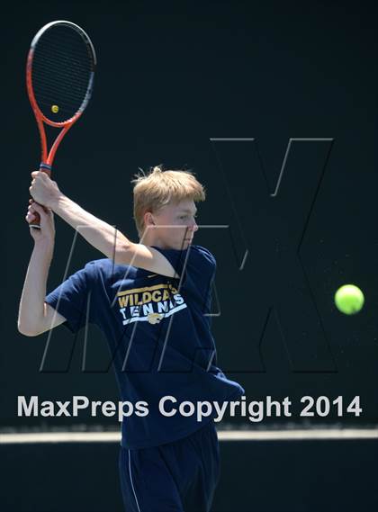 Thumbnail 2 in Foothill League Boys Tennis Championships photogallery.