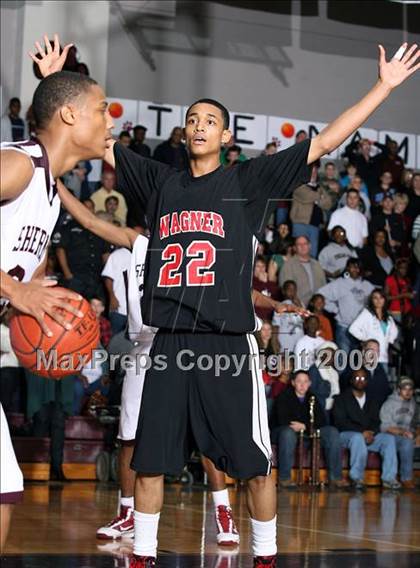 Thumbnail 1 in SA Wagner vs Sherman (Sherman Holiday Tournament) photogallery.