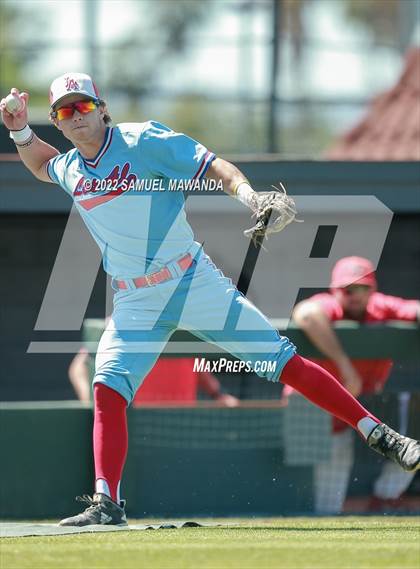 Thumbnail 1 in Los Alamitos @ Harvard-Westlake (CIF SS D1 First Round) photogallery.