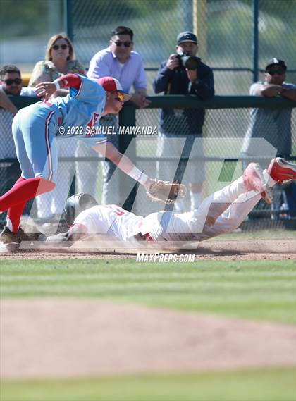Thumbnail 1 in Los Alamitos @ Harvard-Westlake (CIF SS D1 First Round) photogallery.