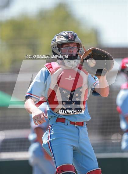 Thumbnail 1 in Los Alamitos @ Harvard-Westlake (CIF SS D1 First Round) photogallery.