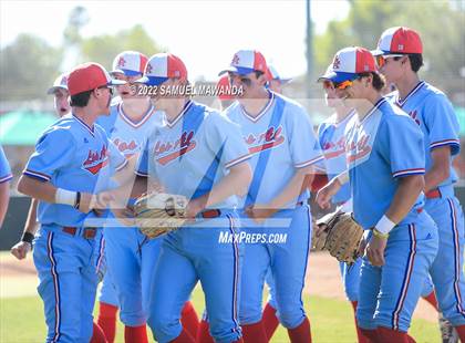 Thumbnail 2 in Los Alamitos @ Harvard-Westlake (CIF SS D1 First Round) photogallery.