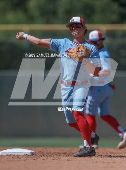 Thumbnail 2 in Los Alamitos @ Harvard-Westlake (CIF SS D1 First Round) photogallery.