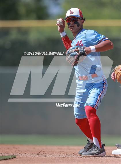 Thumbnail 1 in Los Alamitos @ Harvard-Westlake (CIF SS D1 First Round) photogallery.