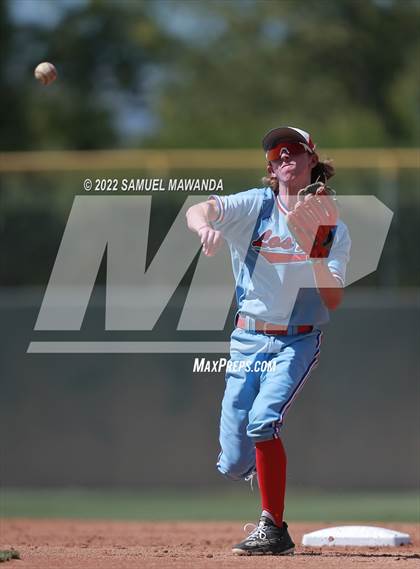 Thumbnail 3 in Los Alamitos @ Harvard-Westlake (CIF SS D1 First Round) photogallery.