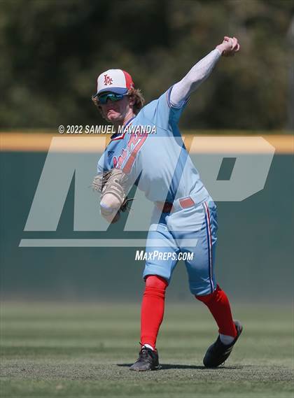 Thumbnail 2 in Los Alamitos @ Harvard-Westlake (CIF SS D1 First Round) photogallery.