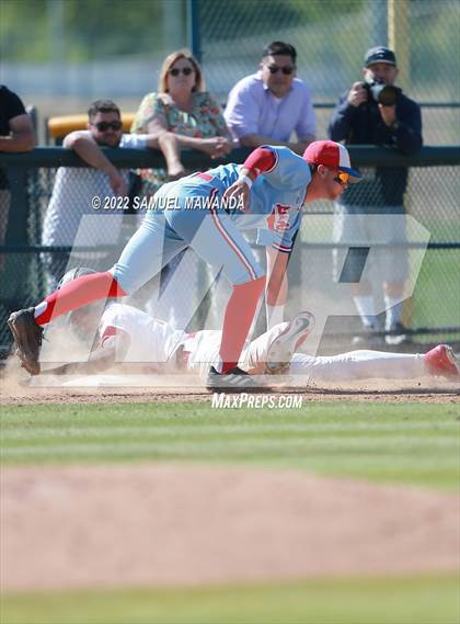 Thumbnail 2 in Los Alamitos @ Harvard-Westlake (CIF SS D1 First Round) photogallery.