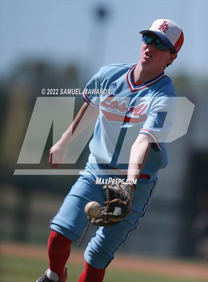 Thumbnail 1 in Los Alamitos @ Harvard-Westlake (CIF SS D1 First Round) photogallery.