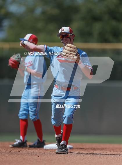 Thumbnail 3 in Los Alamitos @ Harvard-Westlake (CIF SS D1 First Round) photogallery.