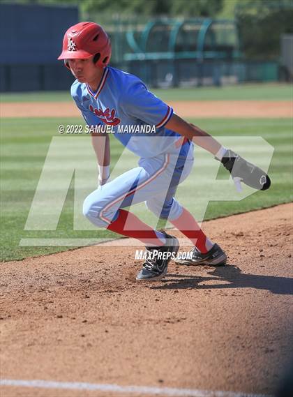 Thumbnail 3 in Los Alamitos @ Harvard-Westlake (CIF SS D1 First Round) photogallery.