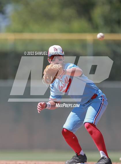 Thumbnail 3 in Los Alamitos @ Harvard-Westlake (CIF SS D1 First Round) photogallery.