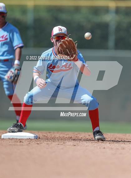 Thumbnail 3 in Los Alamitos @ Harvard-Westlake (CIF SS D1 First Round) photogallery.