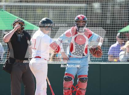 Thumbnail 1 in Los Alamitos @ Harvard-Westlake (CIF SS D1 First Round) photogallery.