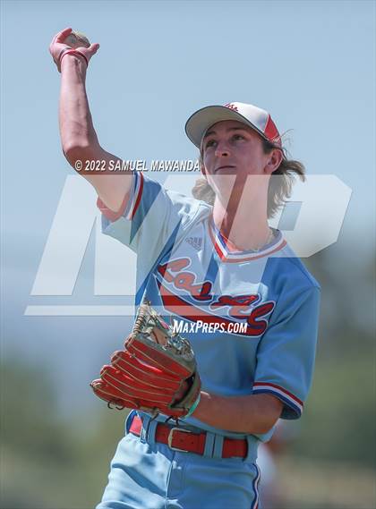 Thumbnail 1 in Los Alamitos @ Harvard-Westlake (CIF SS D1 First Round) photogallery.