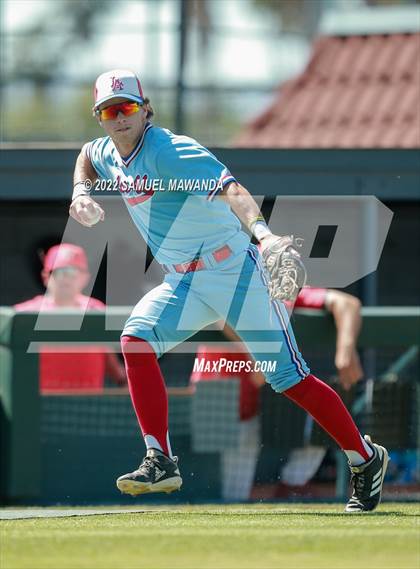 Thumbnail 3 in Los Alamitos @ Harvard-Westlake (CIF SS D1 First Round) photogallery.