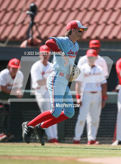 Thumbnail 1 in Los Alamitos @ Harvard-Westlake (CIF SS D1 First Round) photogallery.