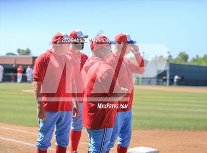 Thumbnail 3 in Los Alamitos @ Harvard-Westlake (CIF SS D1 First Round) photogallery.
