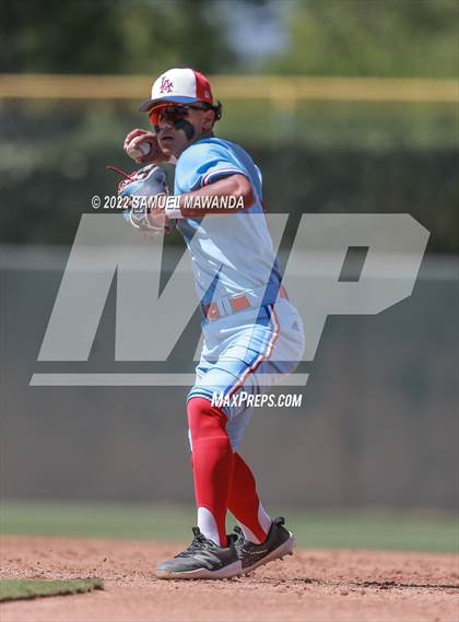 Thumbnail 1 in Los Alamitos @ Harvard-Westlake (CIF SS D1 First Round) photogallery.