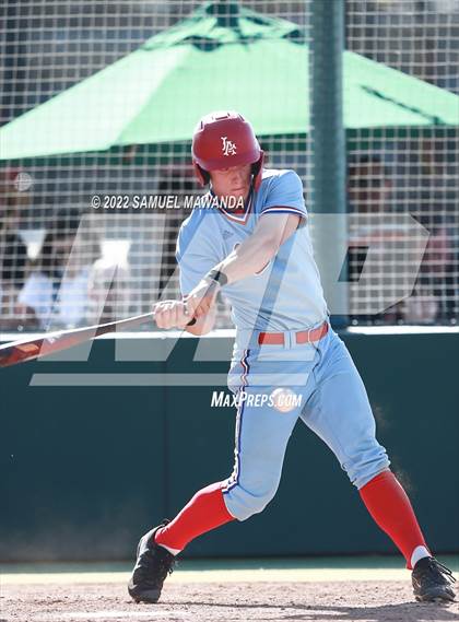 Thumbnail 1 in Los Alamitos @ Harvard-Westlake (CIF SS D1 First Round) photogallery.