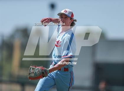 Thumbnail 1 in Los Alamitos @ Harvard-Westlake (CIF SS D1 First Round) photogallery.