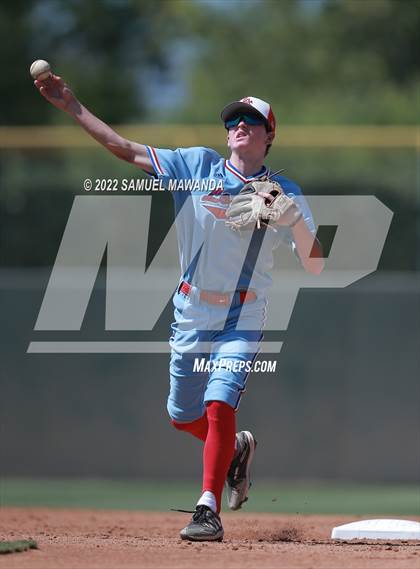 Thumbnail 2 in Los Alamitos @ Harvard-Westlake (CIF SS D1 First Round) photogallery.