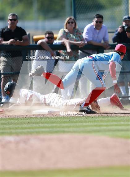 Thumbnail 3 in Los Alamitos @ Harvard-Westlake (CIF SS D1 First Round) photogallery.