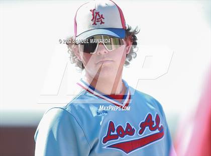 Thumbnail 1 in Los Alamitos @ Harvard-Westlake (CIF SS D1 First Round) photogallery.