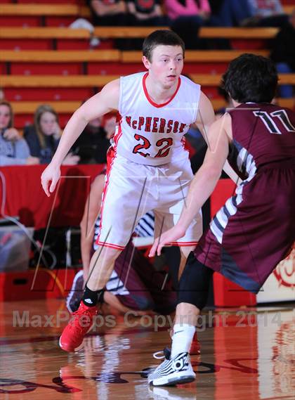 Thumbnail 2 in McPherson vs Buhler (McPherson Invitational 2nd Round) photogallery.