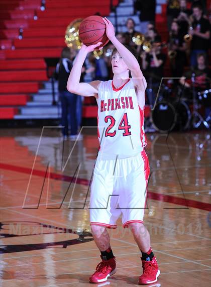 Thumbnail 1 in McPherson vs Buhler (McPherson Invitational 2nd Round) photogallery.