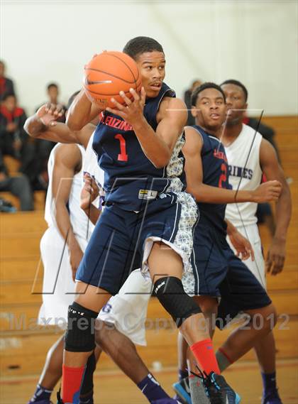 Thumbnail 3 in Miller Grove @ Leuzinger (MaxPreps Holiday Classic) photogallery.