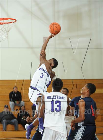 Thumbnail 3 in Miller Grove @ Leuzinger (MaxPreps Holiday Classic) photogallery.