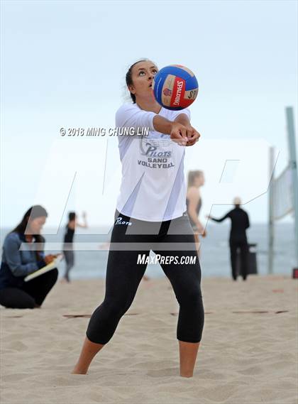 Thumbnail 3 in Mira Costa vs. Academy of Our Lady of Peace (IBVL Competition Quarterfinal) photogallery.