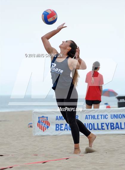 Thumbnail 3 in Mira Costa vs. Academy of Our Lady of Peace (IBVL Competition Quarterfinal) photogallery.