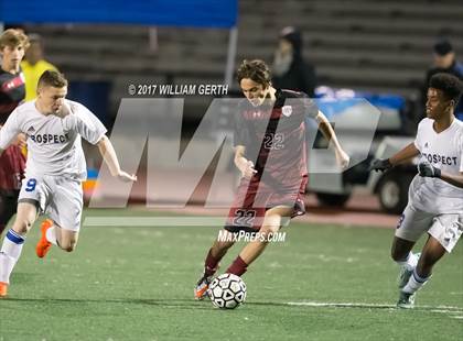 Thumbnail 1 in Sacred Heart Prep @ Prospect (CIF CCS D2 Playoff) photogallery.